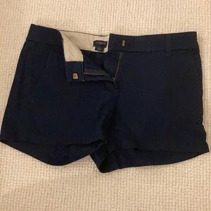 JCREW navy chino shorts!! NEVER WORN!!!